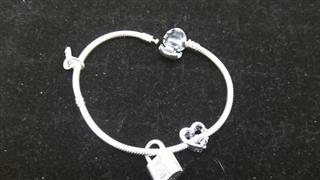 Pandora Silver Charm Bracelet 925 Silver 26.73g